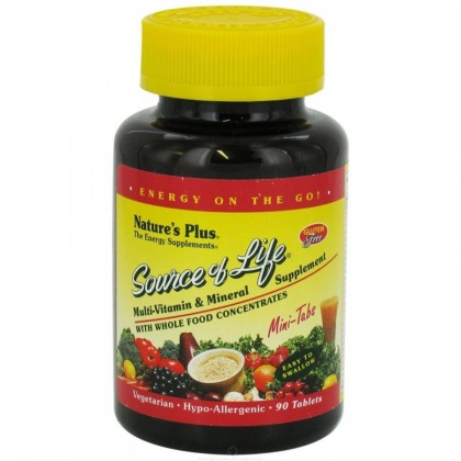 NATURE'S PLUS SOURCE OF LIFE MINI TABS 90TABS